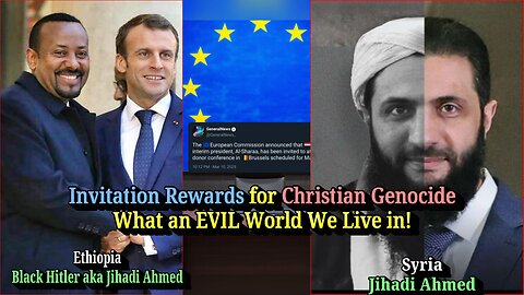 EU Commission Invites Genocidal Ahmed of Syria to a Donor Conference In Brussels on March 17