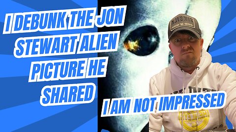 Jon Stewart shares video of an Alien