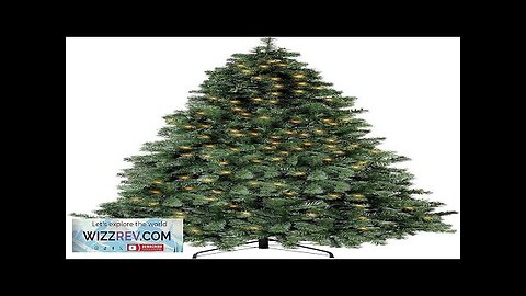 6.5ft Pre-lit Artificial Christmas Tree with Incandescent Warm White Lights Slim Noble Review