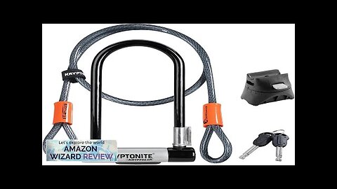 Kryptonite Kryptolok Standard Bike U-Lock with Cable Heavy Duty Anti-Theft Bicycle U Review