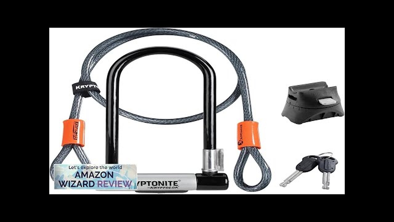 Kryptonite Kryptolok Standard Bike U-Lock with Cable Heavy Duty Anti-Theft Bicycle U Review