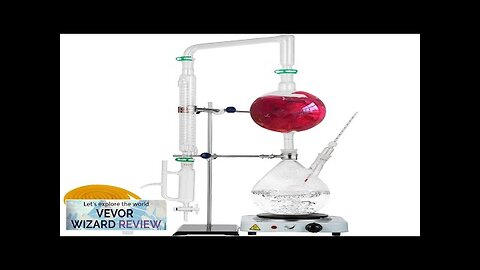 VEVOR 2L Essential Oil Distillation Apparatus Lab Glassware Distillation Kit Water Distiller Review