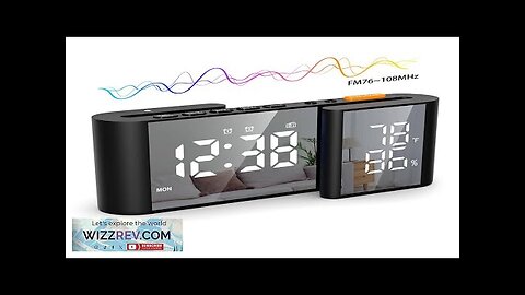 LCD Digital Desk Wall Alarm Clock with USB Charging Station Dual Screen Review