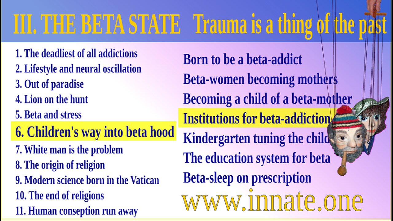 #74 Humanity’s most common trauma – Trauma is a thing of the past – Institutions for beta-addiction