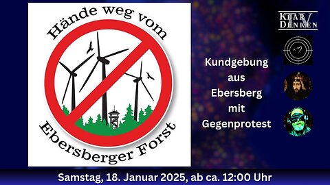 🔴💥Live aus Ebersberg - Kundgebung und Gegenprotest💥