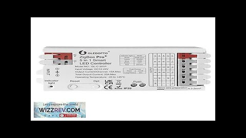 GLEDOPTO C-201P ZigBee3.0 Pro+ 5 in 1 LED Strip Controller 20A Max Review