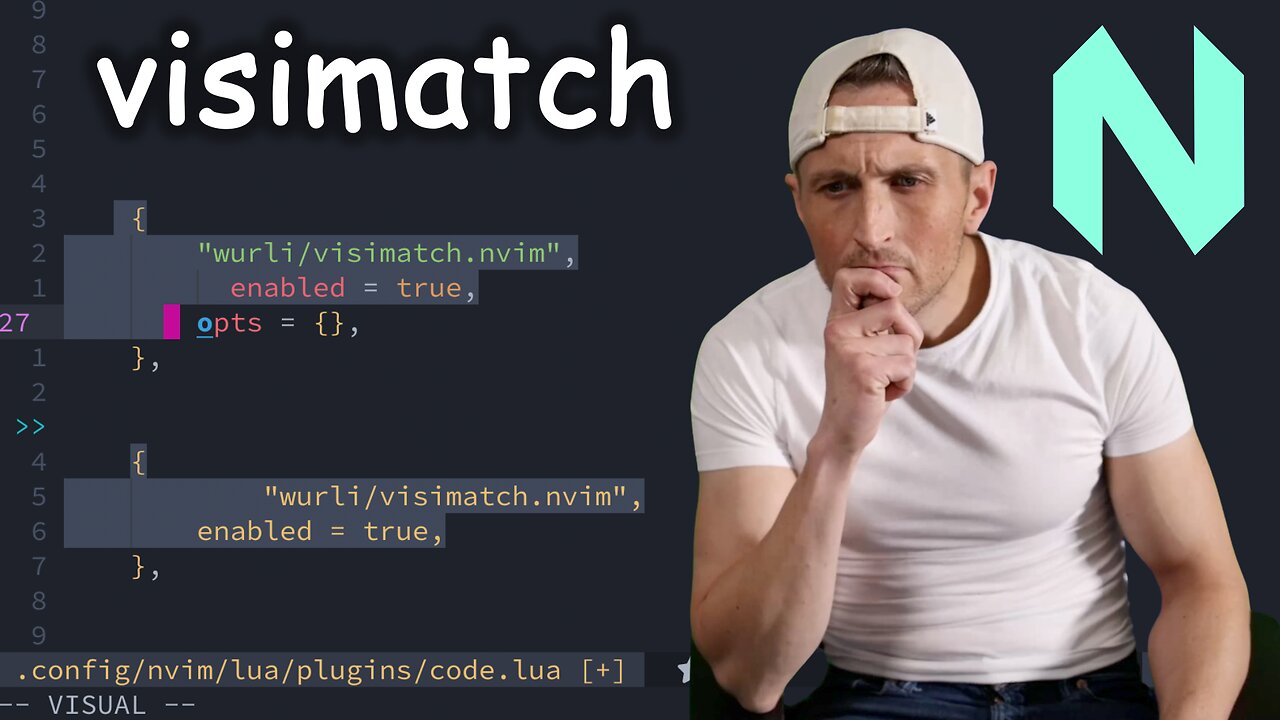 Highlight Matches Even if Whitespace Differs - visimatch.nvim