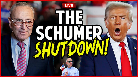 🔴 The SCHUMER Shut Down Will hand TRUMP a HUGE Political Win!