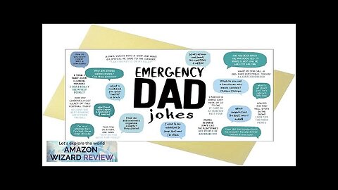 OJsensai Joke Fathers Day Card for Dad Birthday Card for Dad Emergency Review