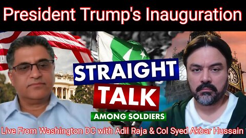 President Trump's Inauguration | |Live with Adil Raja & Col. Syed Akbar Hussain