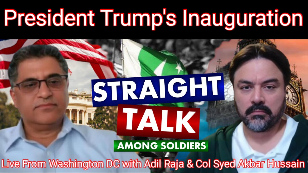 President Trump's Inauguration | |Live with Adil Raja & Col. Syed Akbar Hussain