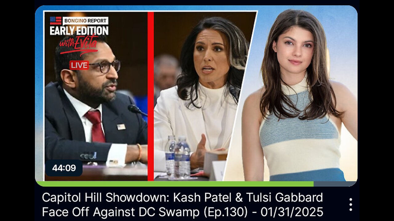 Bongino Report Early Edition Confirmation Confrontation