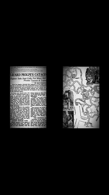 Tunnels Below Los Angeles, In 1933, it was said there were Lizard 🐍 People living there 🤔