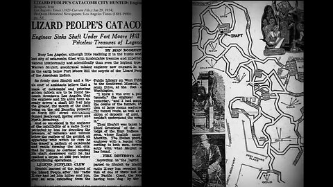 Tunnels Below Los Angeles, In 1933, it was said there were Lizard 🐍 People living there 🤔