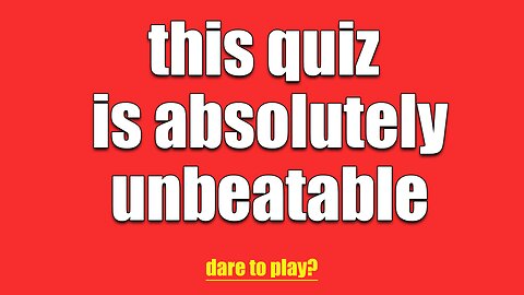 Unbeatable Mixed Quiz