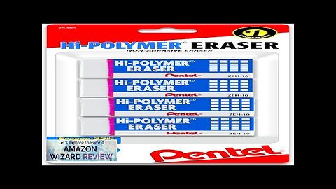 Pentel® Hi-Polymer Erasers White Pack Of 4 Review