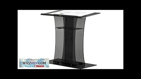 VEVOR Acrylic Pulpit 47" Tall Clear Podium Stand w/Wide Reading Surface Review