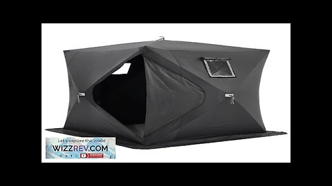 VEVOR 3-4 Person Ourdoor Portable Ice Shelter Pop-Up Ice Fishing Shanty Tent Review