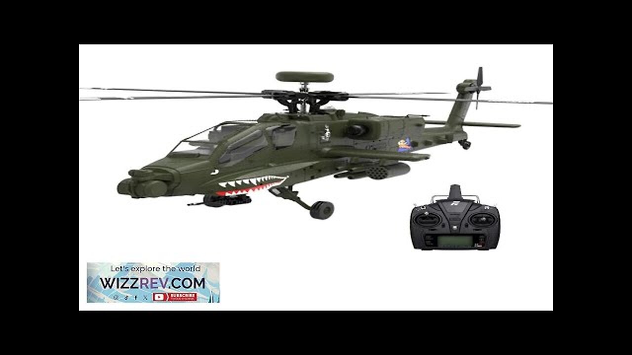 Eachine E250 AH-64 Apache 2.4G 6CH 3D 6-Axis Gyro Dual Brushless Motor Review