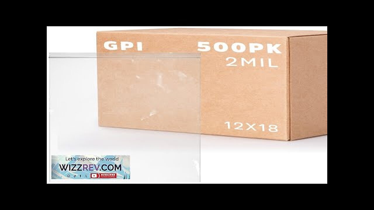 GPI Pack of 500 12" x 18" Clear Plastic RECLOSABLE Zip Bags Review