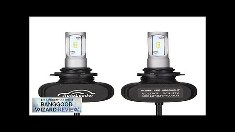 Autoleader Car LED Headlights H4/H7/9006/9005 50W 6500K 8000lm/Pair H11 Review