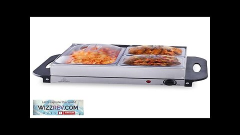 VEVOR Electric Buffet Server & Food Warmer 14" x 14" Portable Stainless Review