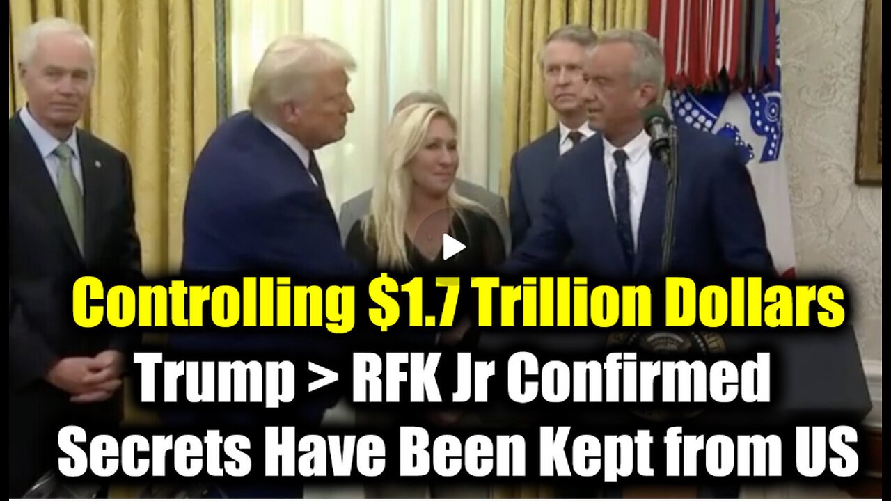 $1.7 Trillion Dollars, Trump > RFK Jr Confirmed & Sworn-In > "Secrets Have Been Kept from Us"