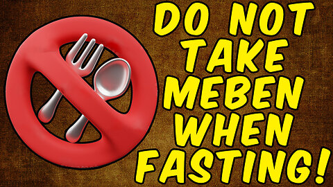 Why You Should Never Take Mebendazole When FASTING!
