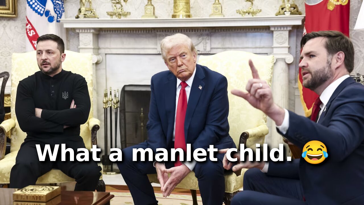 Zelensky Disrespects Trump and Vance in Oval Office, Gets Verbally B*tch Slapped, Media Cries Victim