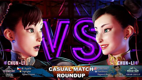 Kuya Kalbo SF6 Casual Match Roundup. Chun Li 4 star Diamond Rank [Hori Fight Stick]