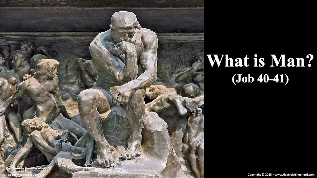 What is Man? (Job 40-41) – A daily Bible study from www.HeartofAShepherd.com.