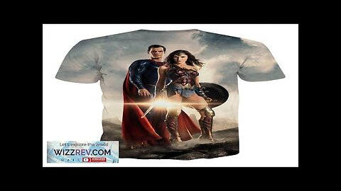 Dawn Of Justice Superman and Wonder Woman Full Print T-Shirt Review