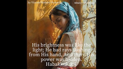 His brightness was like the light;