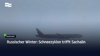 Russischer Winter: Schneezyklon trifft Sachalin