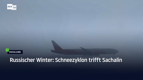 Russischer Winter: Schneezyklon trifft Sachalin