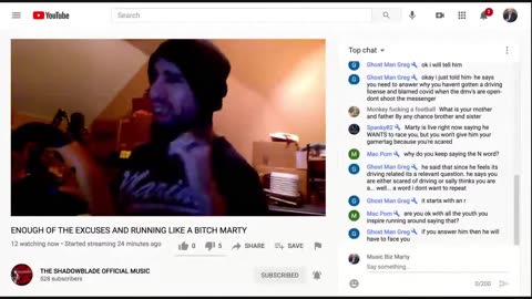 Music Biz Marty stream - Cyraxx continues to be a fraud, seems to like children, lies about his book