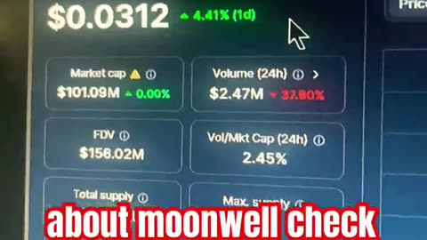 moonwell coin price prediction! #fyp