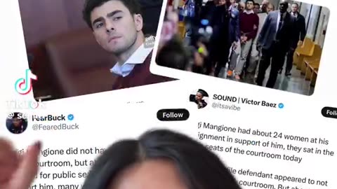She was at Luigi Mangione’s court & shes exposing the media