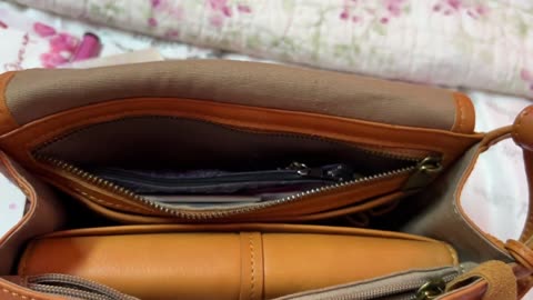 What's in my Minooy Mnemosyne Crossbody Bag & Wallet.