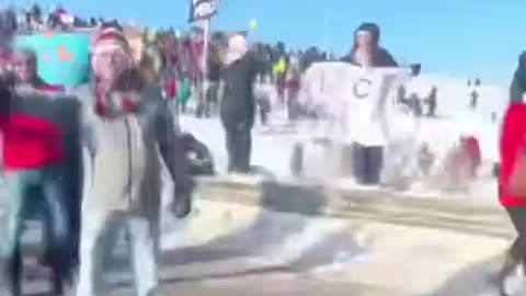 This is a compilation of every overpass from New Brunswick to Ottawa from last years convoy