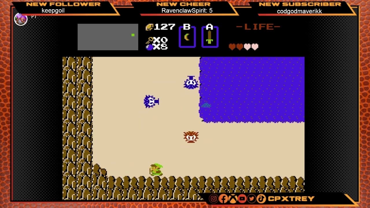 The Legend Of Zelda (1986) #1 - Full Game Walkthrough (NES) - Trey Tries Nintendo For The First Time