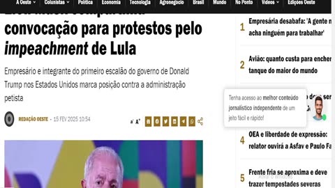 Mega manifestação convocada!! IMPEACHMENT de LULA!! ACABOU!!