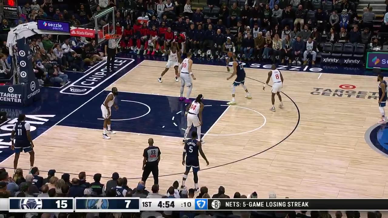 Jaden McDaniels: Nasty Move on the Perimeter! 😮‍💨