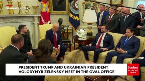 Zelensky Asked Point Blank, 'Why Don't You Wear A Suit-' In Oval Office Meeting With Trump