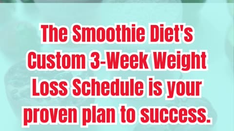 Transform Your Health in 3 Weeks with The Smoothie Diet