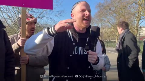 WATCH- Islamist's chilling threat against Jewish man at Speakers Corner