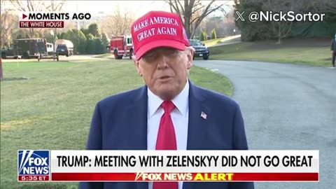 🚨 Trump just SLAMMED Zelensky as he boarded Marine One heading to Mar-a-Lago