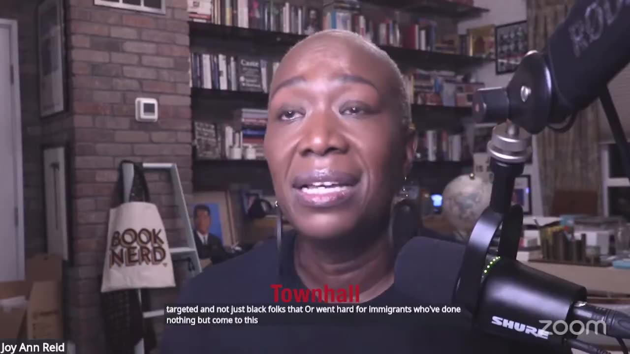 Racist Joy Reid crying while talking about being fired from MSNBC 😂