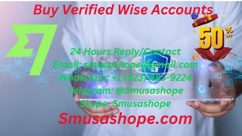 How to verify buying an Wise account in the USA 2025