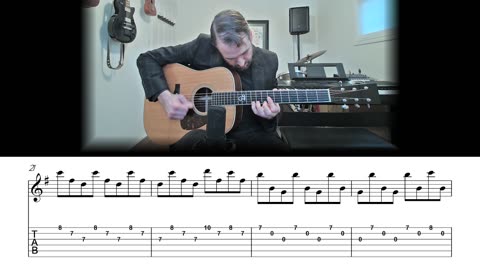 Banks of the Ohio - Bluegrass Crosspicking Guitar Lesson (Sheet Music + TAB)